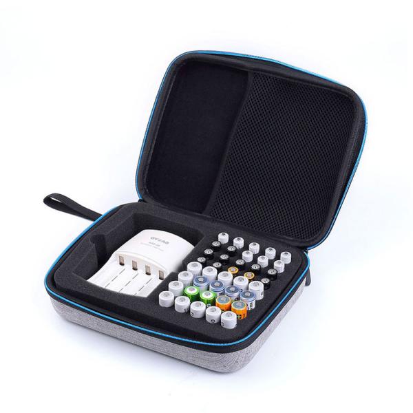 OEM Fireproof EVA Battery Storage Case With Shape Foam Lining