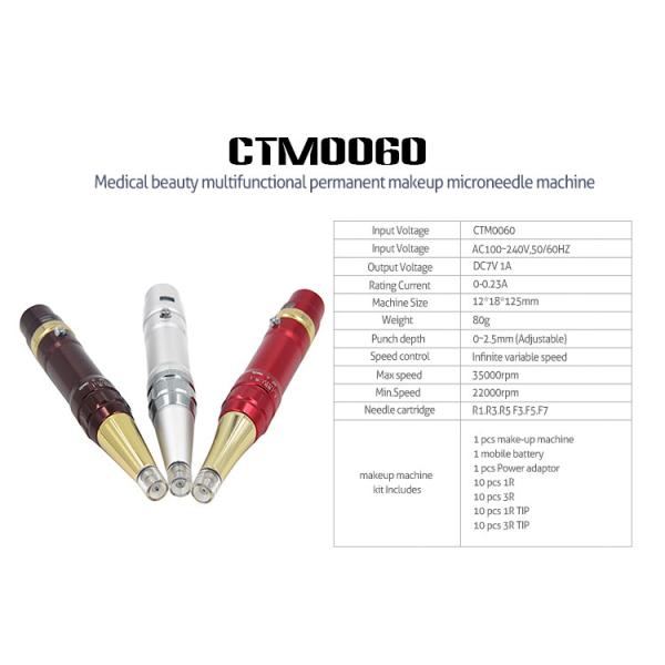 Micropigmentation Pen Permanent Makeup Machine Kit Digital Eyebrow Tattoo Machine