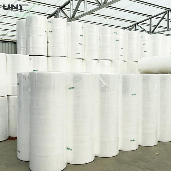 Pearl Pattern Spunlace Nonwoven Fabric Polyester / Viscose Eco Friendly