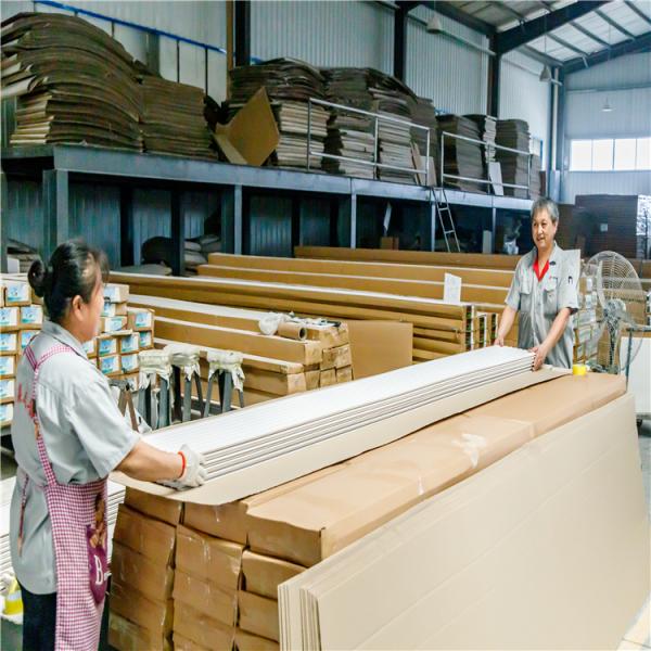 Easy Install PVC Wall Panels Interior Decorative Fireproof Ceiling Light Weight