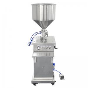Quality Vertical Piston Filling Machine Pneumatic Control Cream Filler Machine Safety for sale