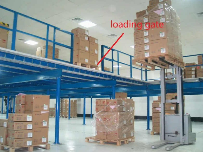 Customized High Load Capacity Steel Structure Platform with Adjustable Shelf Distance for Easy Assembly