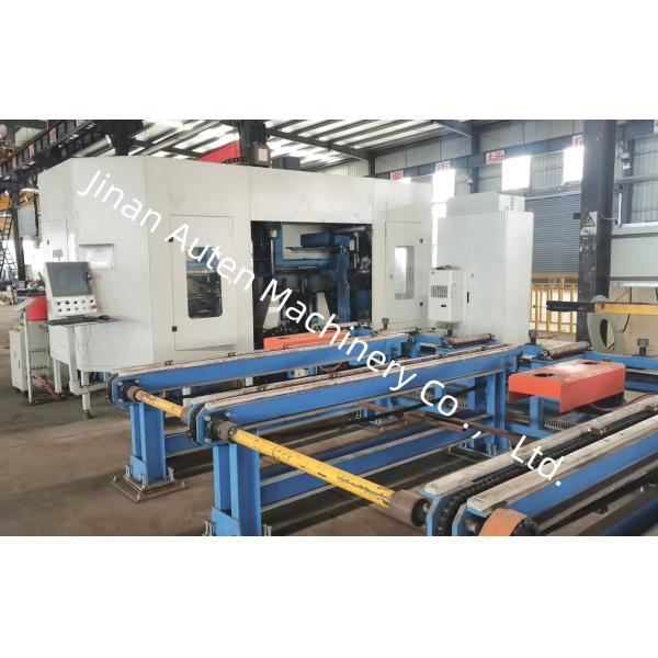 5-30 MM Hole Diameters CNC Beam Drilling Tapping And Marking Machine Line 4 X 3 Row Style Tool Magazine
