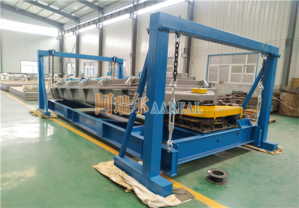 Large Capacity Fine Screening Gyratory Screen Circular Elliptical Motion Stainless Steel Mesh Bottom Outlets