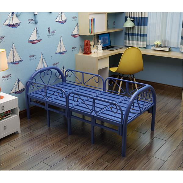 Muchn Arc Design Iron Mesh Metal Single Bed