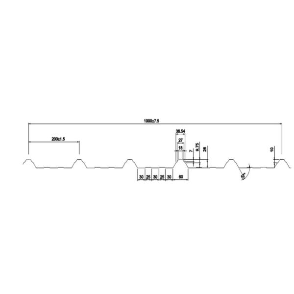 Chain Driven Cold Steel Sheet Roller Machine Corrugated Double Layer PLC