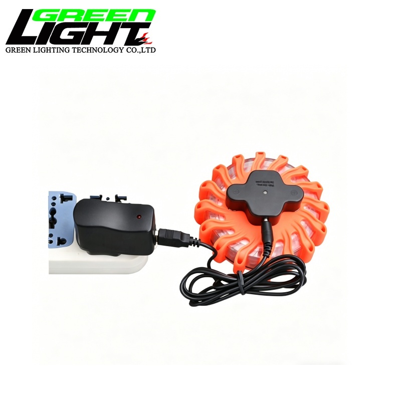IP68 Magnetic LED Beacon Indicator Light Rechargeable Multi-Color Flashing Warning Signal Lamp DC5V Li-ion
