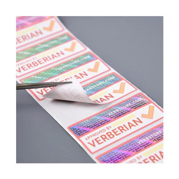Custom Logo Packaging Hologram Label Sticker Gold Genuine Secure Printable