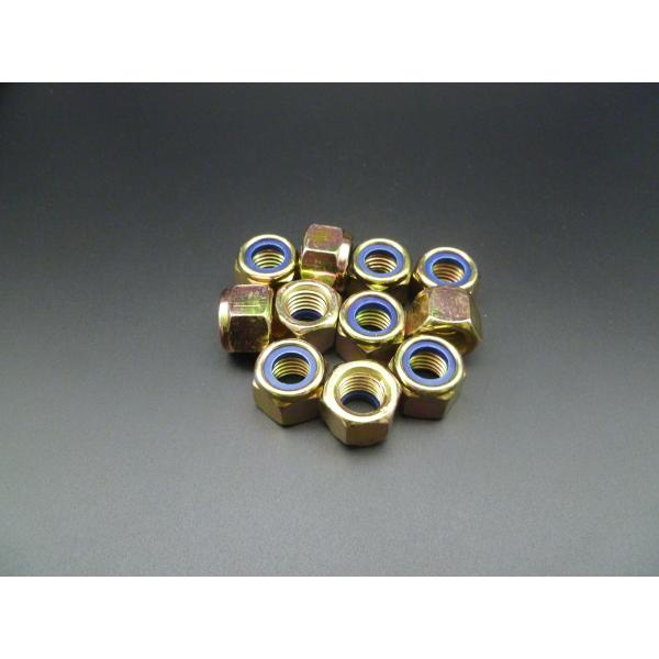 M8-1.25, Plain Nylon Insert Lock Nut DIN985 Grade 4.8,8.8 class
