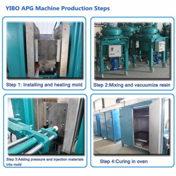 Transformer bushing insulator APG clamping machine