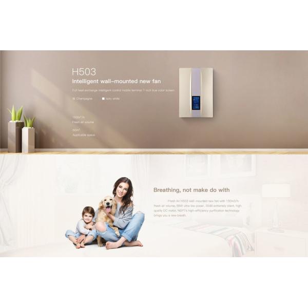 Wall Mounted Air Purifier Ventilation System H13 Class 150m3/H