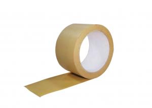 Quality 50mm X 50m Strong Kraft Paper Sealing Tape Rolls Self Adhesive Packaging Tapes for sale