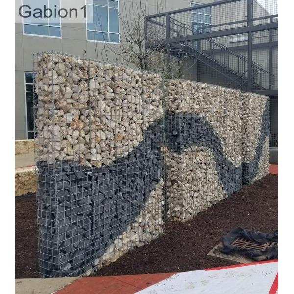 Galvanized Welded Wire Mesh Construction Gabion Wall Basket
