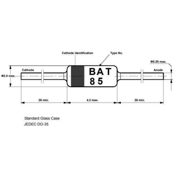 Active Components Small Signal Fast Switching Diodes 125℃ Junction Temperature