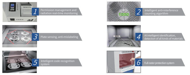 UNICOMP CX7000L 80 KV Non-Destructive Chip Counter for Accurate Electronics Inventory