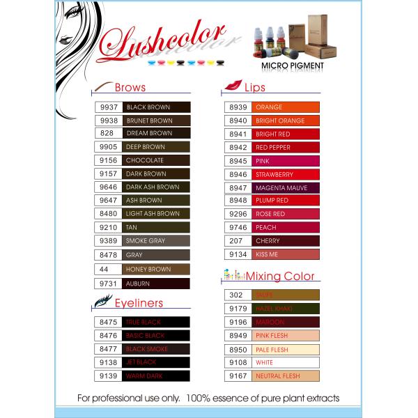 Semi Cream Micropigments For Microblading or Microshading , Semi Permanent Makeup Pigments Dream Brown Color