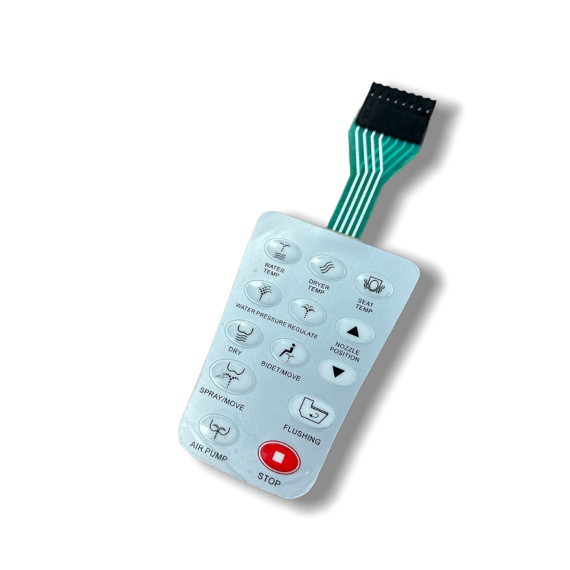 Custom OEM/ODM Membrane Switch with Fast Sampling and High Quality Material for Industrial Control