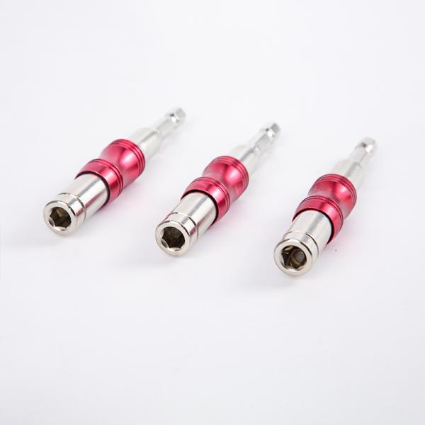 Electroplated Pivoting Bit Tip Holder for 89MM 1/4HEX Forged Chrome Vanadium Steel