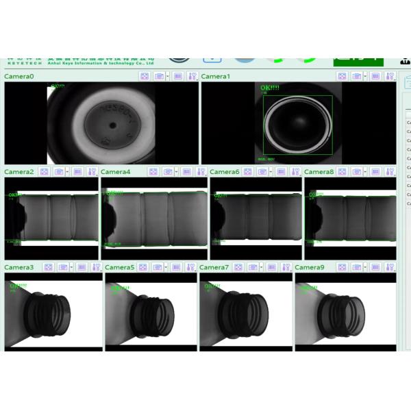 High Precision Aoi Machine Automated Visual Inspection Equipment For 130ml~155ml Bottle