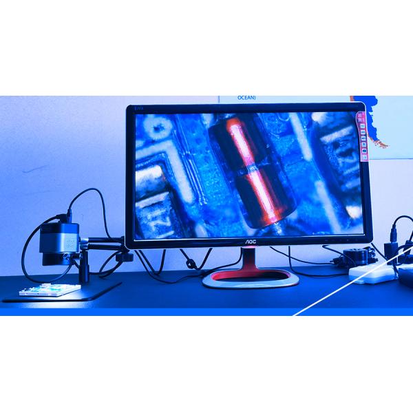 12.5" LCD HDMI USB Digital Microscope 6x - 39.4x 2.0M Real Time Auto