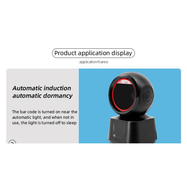X7-600 Omnidirectional 2D Barcode Desktop USB QR Code Scanner for Customer Needs