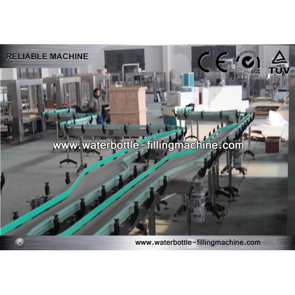 Soda / Tea Plastic Auxiliary Equipment Bottle Conveyor System Electric Driven Type