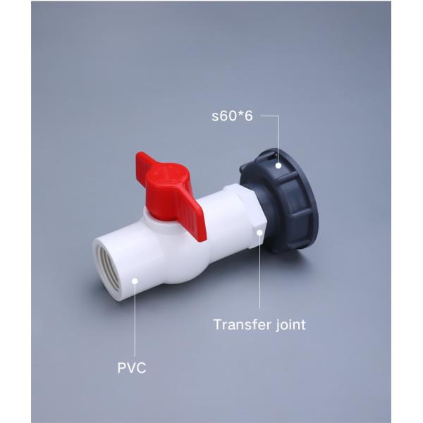 Reducing Hexagon Head Code PP IBC Tank Fitting Adapter S60x1 for Industrial Applications