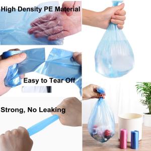 Quality 5 Color HDPE Biodegradable Kitchen Garbage Bags In Rolls for sale