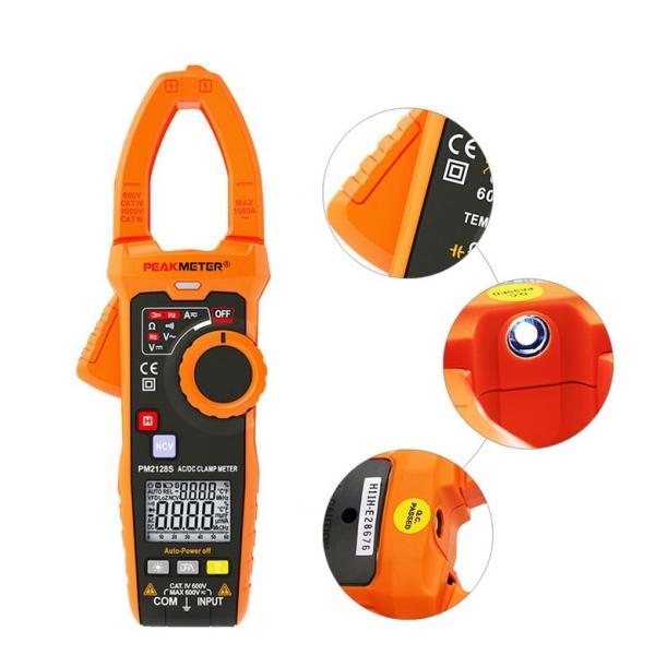 Smart Digital Multimeter Clamp Meter With LPF And Non Contact Voltage Detection