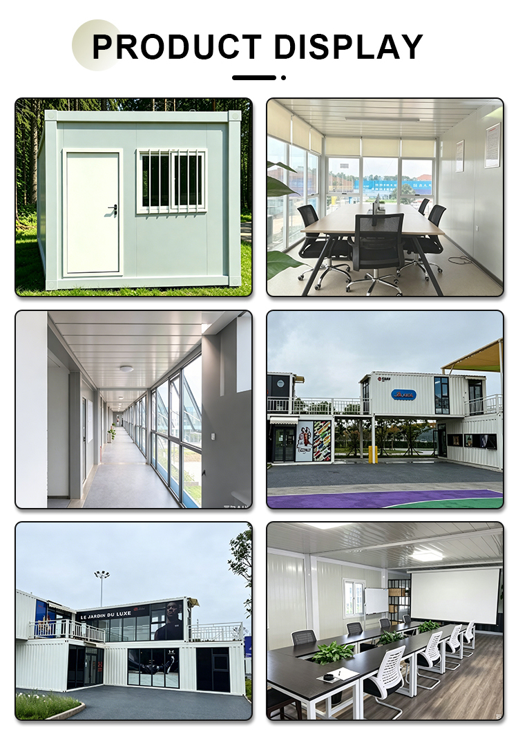 Small 10ft Expandable Prefab Modular Flat Pack Folding Design Durable Steel Frame Container House for Office Use Mobile House