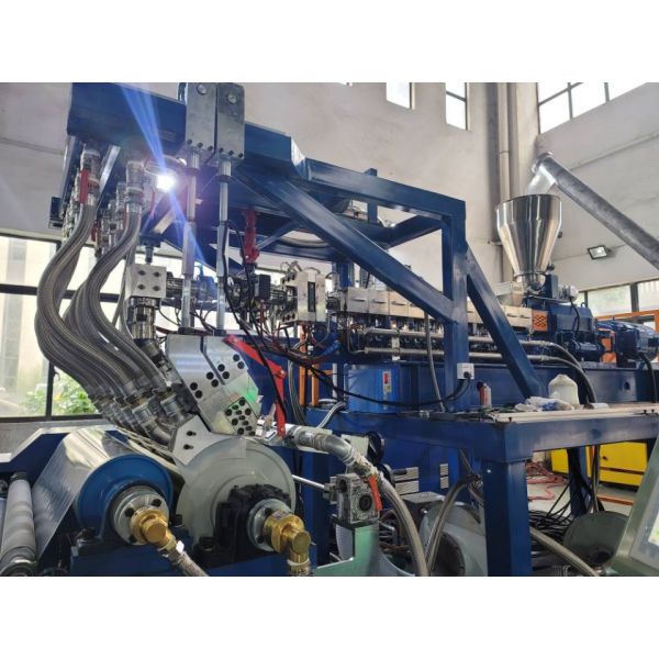 PP CPP CPE Cast Film Extrusion Production Line PLC intelligent control