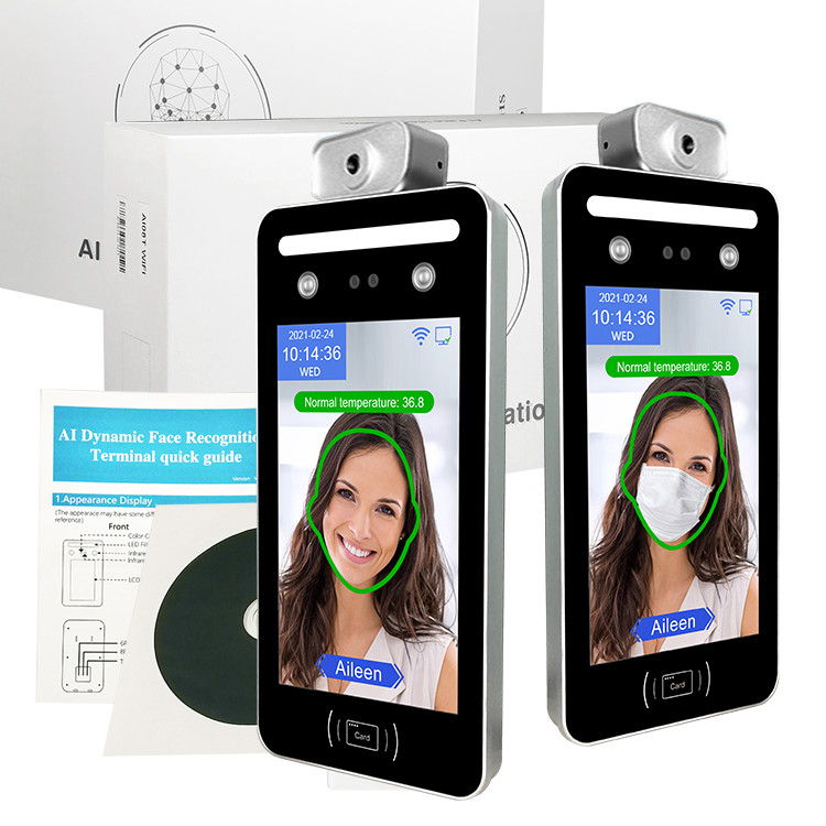 0.5M Face Recognition Time Clock Terminal Thermal Temperature Measurement