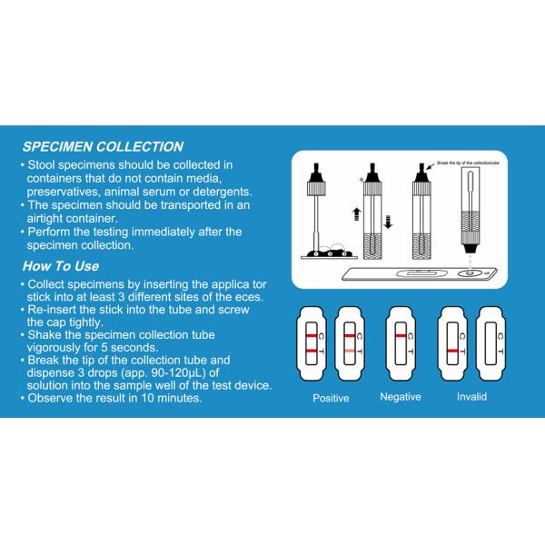High Sensitivity One Step H Pylori Antigen Rapid Test Kit With Colloidal Gold Method