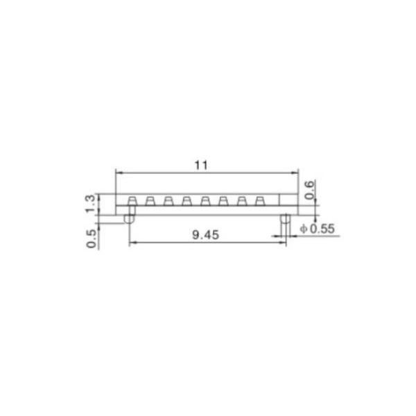 Plastic Micro Sim Card Connector 8 Pin Withstand voltage 500V AC