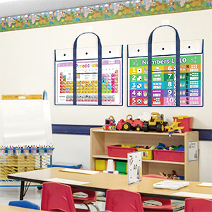 Poster Storage Bag (31.5"×25.5") Bulletin Board Holder Art Portfolio Container For Teachers Classroom Organization