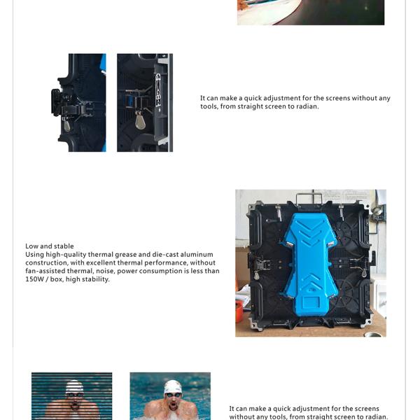 RGB Led Stage Backdrop Screen P2.976 P3.91 Led Display