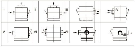 Assembly form diagram of dust collector