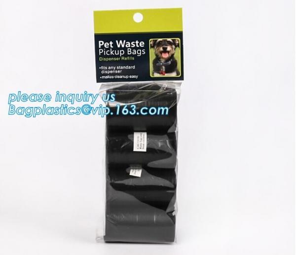 Pet product house shape dog waste bags with dispenser and leash clip, Pet Waste Bag Removal Disposal Heavy Duty Earth Fr