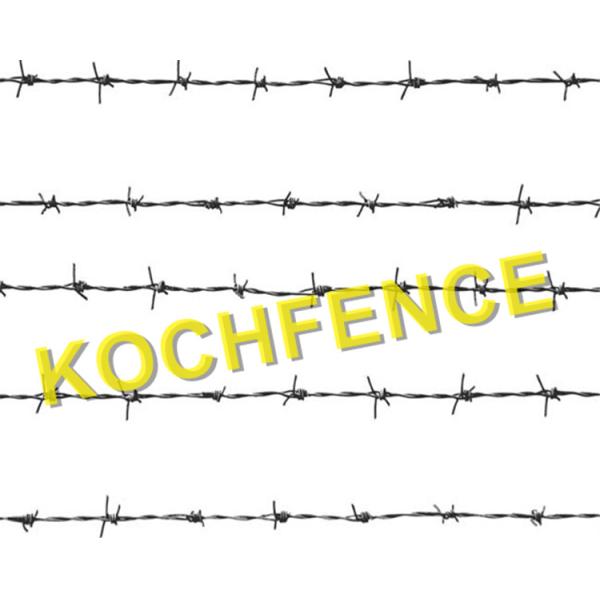 Oxidation Resistant Galvanized Barbed Wire Easy Assembled Long Use Life