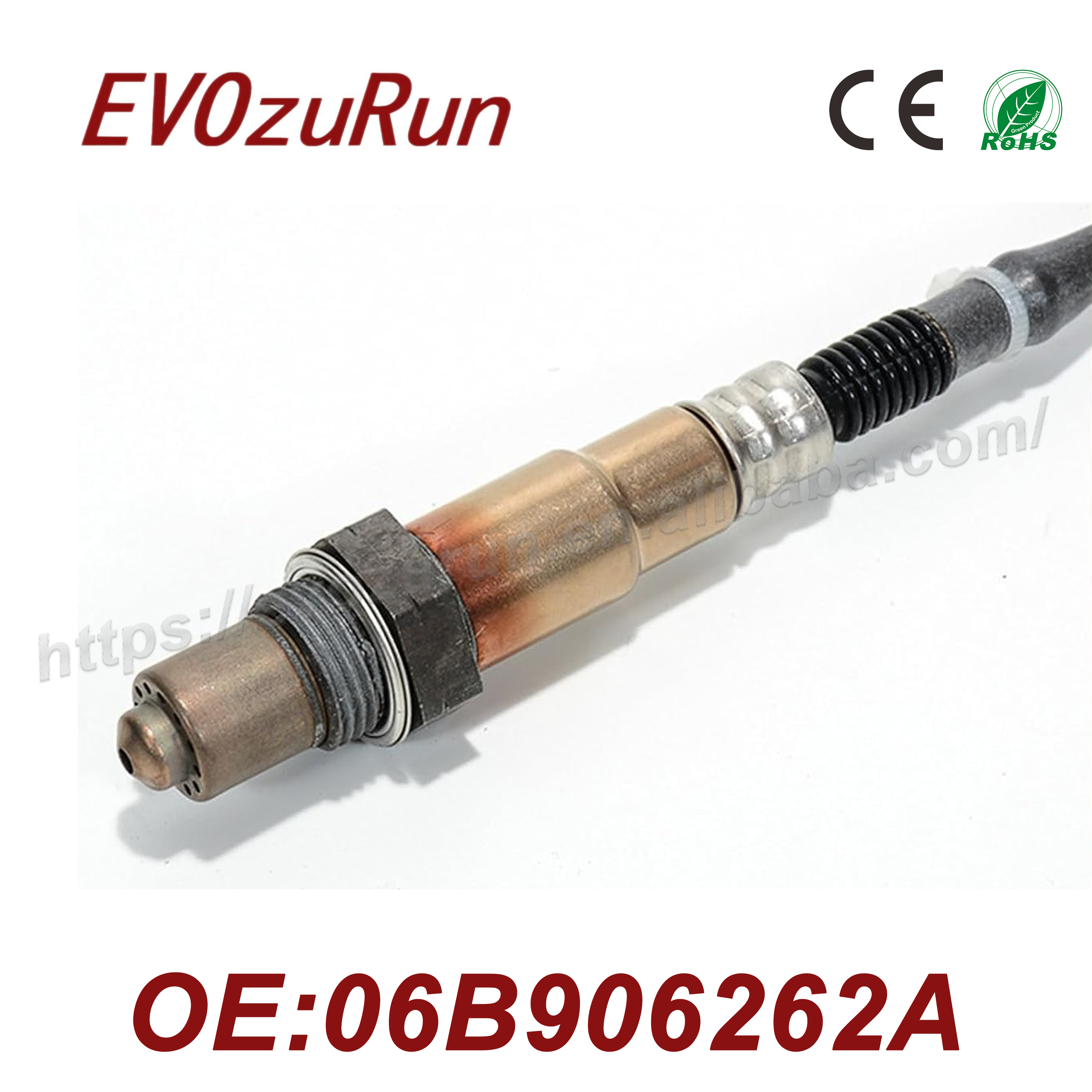 Factory Direct Downstream Oxygen Sensor 06B906262A 0258006984 Lambda Sensor for VW Touran 1.8T 2.0L 2004-2009 Golf V 1.8T 2.0L