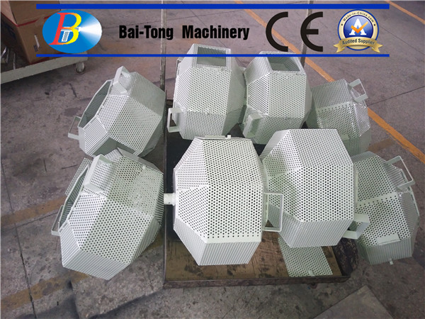 Surface Cleaning Automatic Sandblasting Machine Semi Auto Roller Basket Type