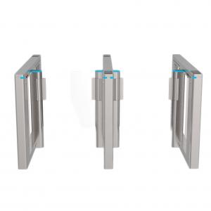 Quality Acrylic Baffle SUS304 Electronic Turnstile Gates 600mm controlled access gates for sale
