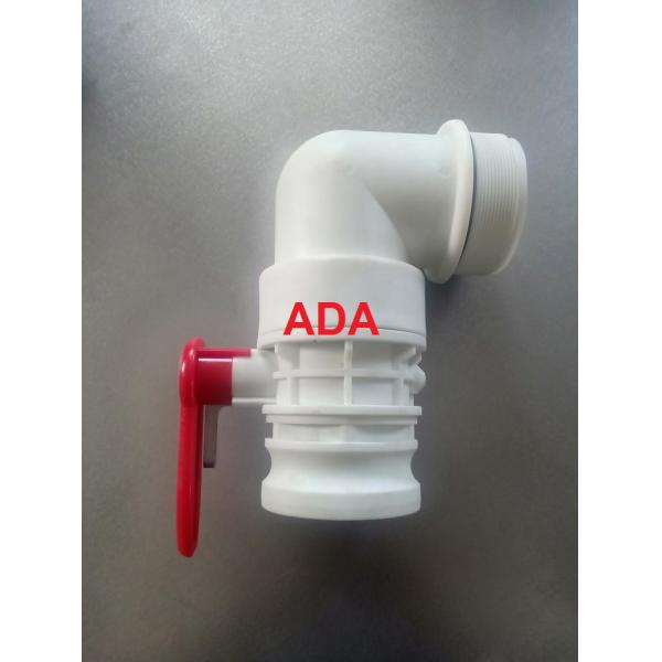 3'' Butterfly Flexitank Valve L Shape Ibc Container Valves PP Material