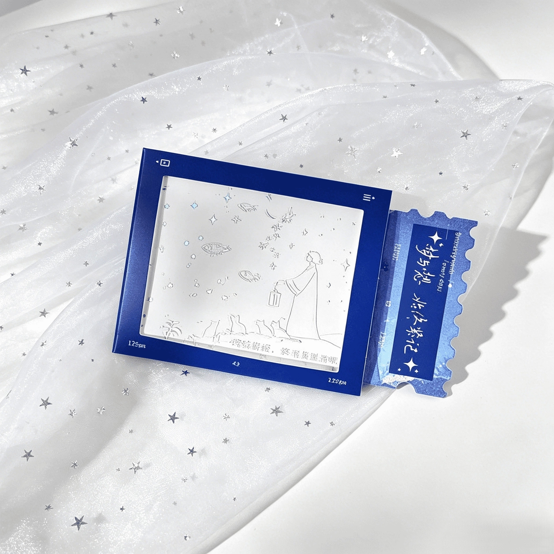 Pull-Out Color-Changing Paper Cards With Hollow Frame For Interactive Gifting