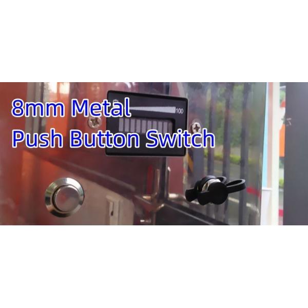 8mm IP67 Waterproof Momentary Metal Push Button Switch