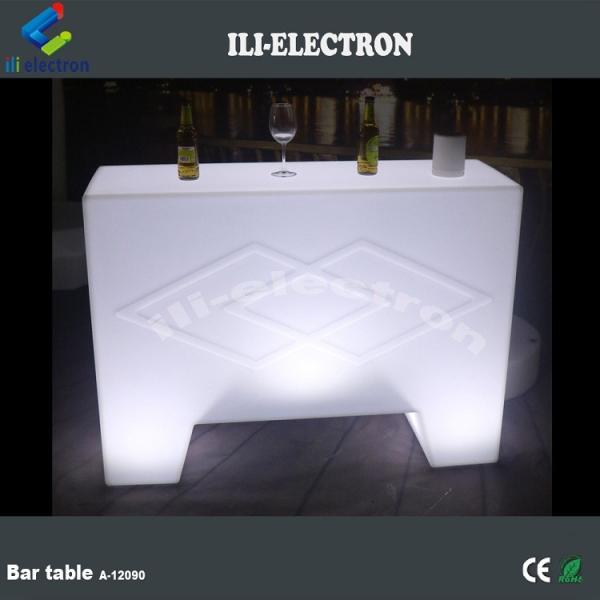 stylish lighting small portable bar table for outdoor using