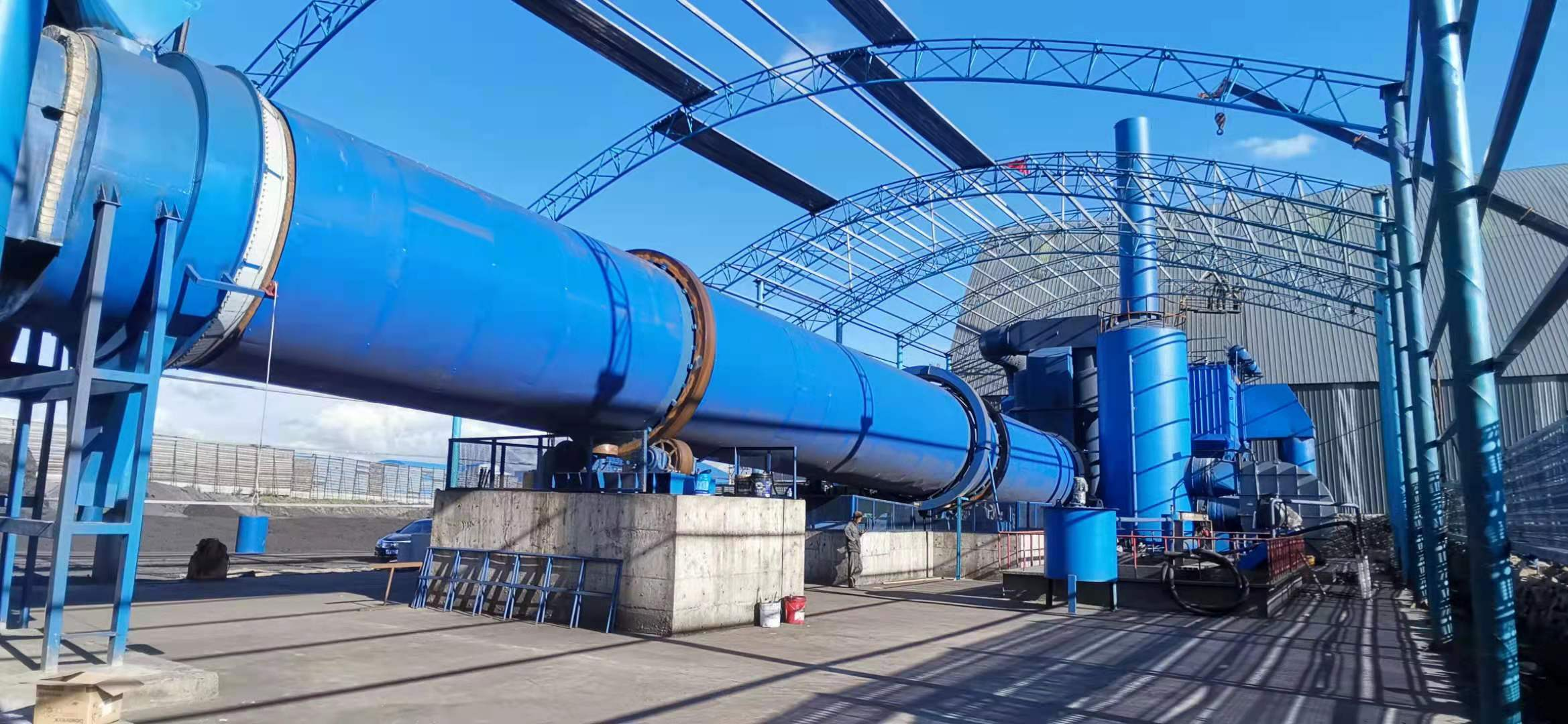 5TPH-200TPH Rotary Drum Dryer Industrial Drum Dryer For Kaolin Clay