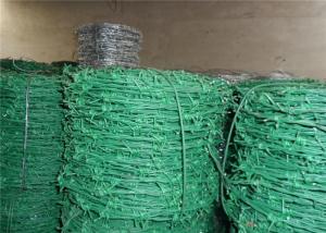 Quality 25kg Pvc Coated Barbed Wire , Bulk Coiled Razor Wire for sale