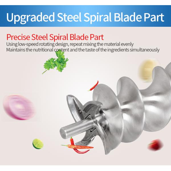 Multi Function Meat Grinder Machine Large Capacity Electric Mixer SS Fragmented Meat Machine