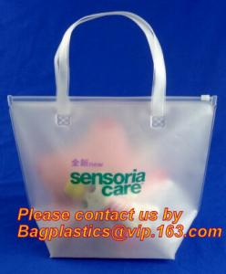 Quality moisture proof eva school bag pu shoulder bag flat handle plastic bag, eve handle bags, pvc handle bags, striated bag wi for sale